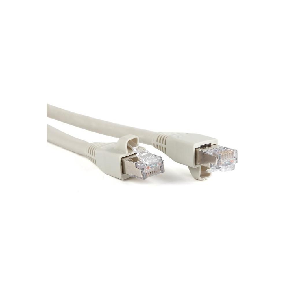 Патч-корд 0.5м, FTP, cat.5e, CU, 24AWG, grey Kingda (KD-PAFT4050GY) - головне фото