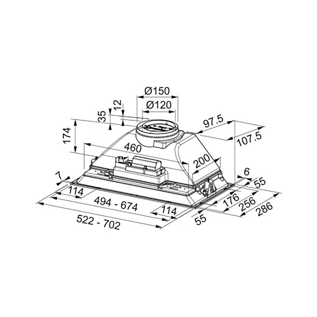 Витяжка кухонна Franke Inca Smart FBI 525 BK (305.0680.919) - фото 11 Витяжка кухонна Franke Inca Smart FBI 525 BK (305.0680.919) - фото 11