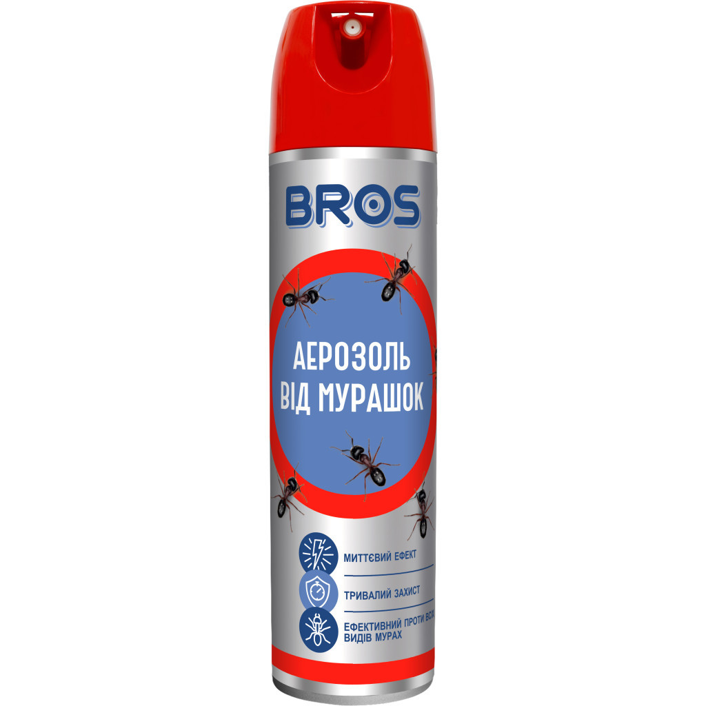 Аерозоль від комах Bros від мурашок 150 мл (5904517061521) - фото 1 Аерозоль від комах Bros від мурашок 150 мл (5904517061521) - фото 1