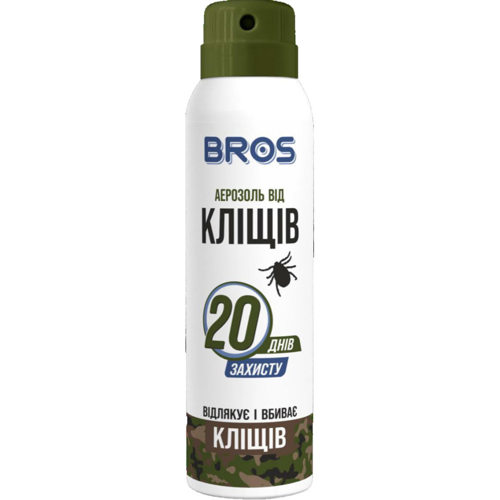 Аерозоль від комах Bros від кліщів 90 мл (5904517085121/5904517309982) - головне фото