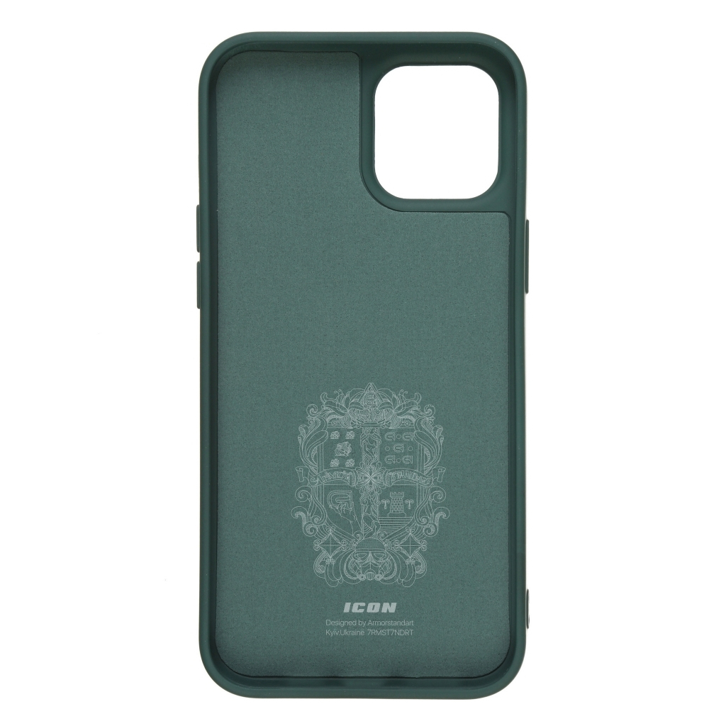 Чохол до мобільного телефона Armorstandart ICON Case Apple iPhone 12 Pro Max Pine Green (ARM67469) - фото 2 Чохол до мобільного телефона Armorstandart ICON Case Apple iPhone 12 Pro Max Pine Green (ARM67469) - фото 2