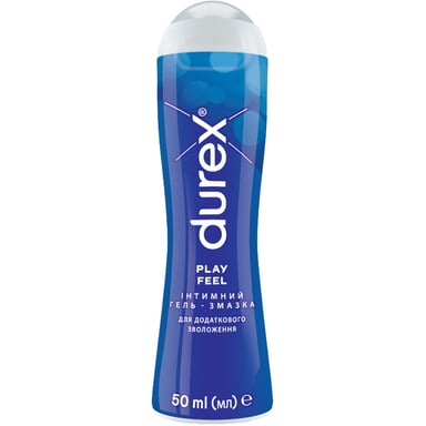 Інтимний гель-змазка Durex Play Feel для додаткового зволоження (лубрикант) 50 мл (4820108005297) - фото 1