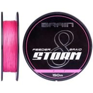 Шнур Brain Storm 8X 150m 0.06mm 8lb/3.8kg Pink (1858.51.86) - фото 1