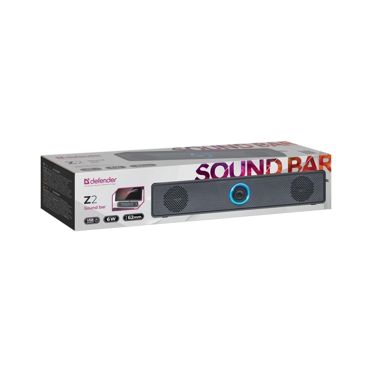 Акустична система Defender Z2 LED USB Black (65102) - фото 4