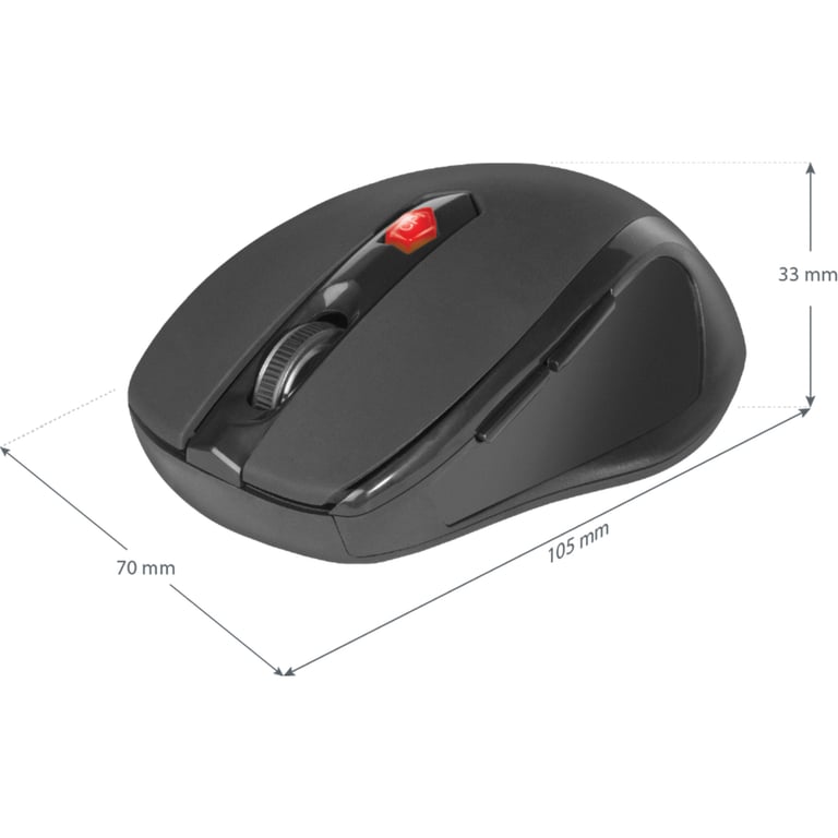 Мишка Defender Ultra MM-315 Wireless Black (52315) - фото 4