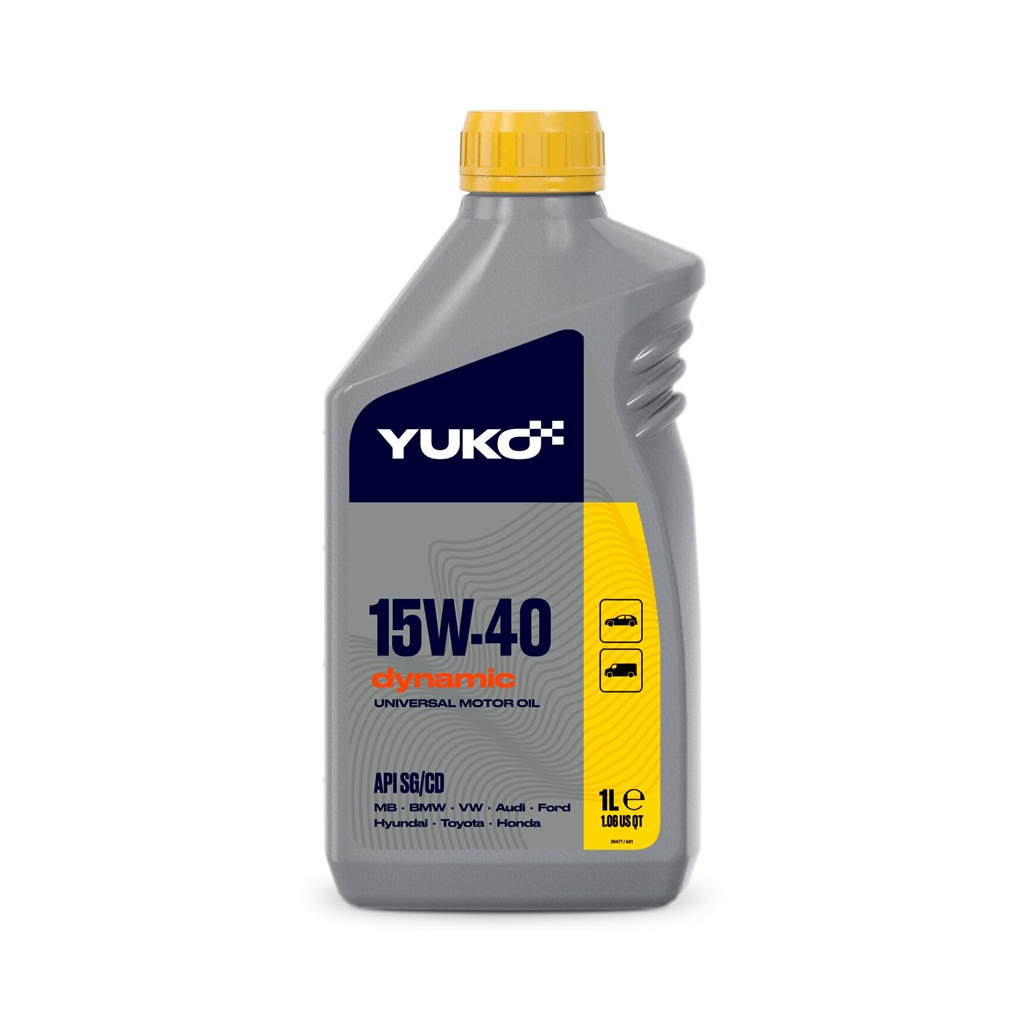 Моторна олива Yuko DYNAMIC 15W-40 1л (4823110401590) - фото 1