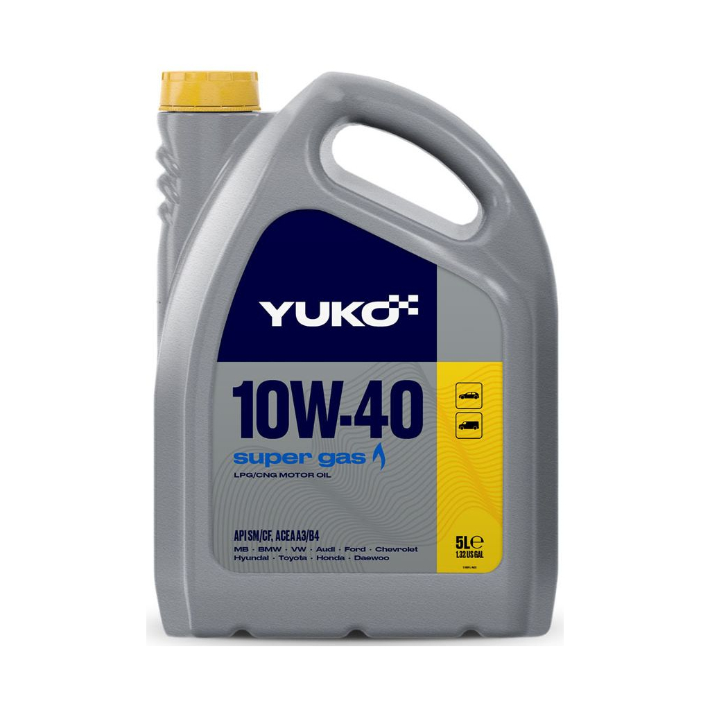 Моторна олива Yuko SUPER GAS 10W-40 5л (4820070244519) - головне фото