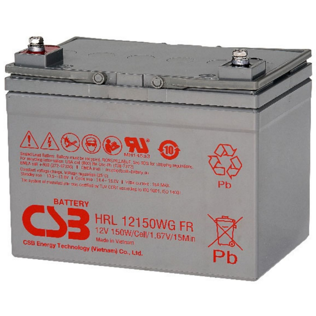 Батарея до ДБЖ CSB HRL12150WFR, 12V 38Ah (HRL12150WFR) - фото 1