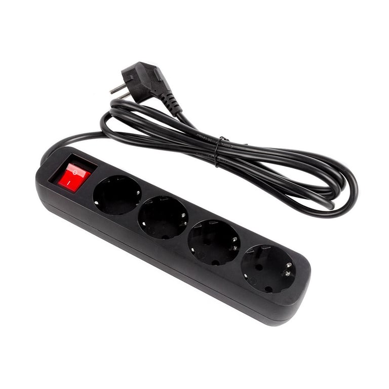 Мережевий фільтр живлення ColorWay CW-PSEA42BK /2M black (CW-PSEA42BK) - фото 5