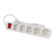 Мережевий фільтр живлення ColorWay CW-PSEA53W, 5 розеток/ 3M white (CW-PSEA53W) - фото 3