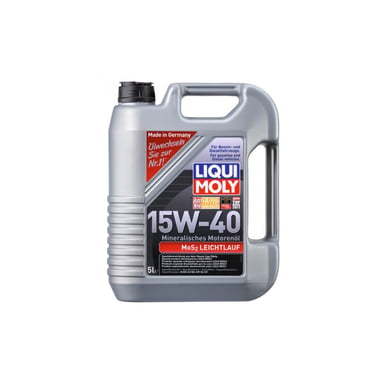 Моторна олива Liqui Moly MoS2 Leichtlauf SAE 15W-40 5л. (2571) - фото 1