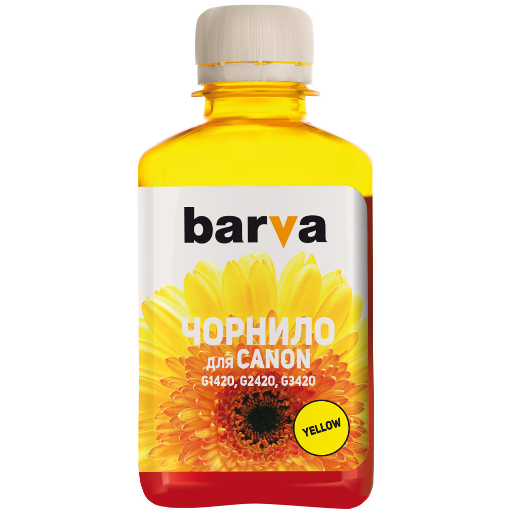Чорнило Barva Canon GI-41 180 мл, yellow (CGI41-812) - фото 1