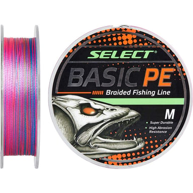 Шнур Select Basic PE 100m Multi Color 0.26mm 45lb/20.8kg (1870.30.87) - фото 1