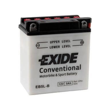 Акумулятор автомобільний EXIDE CONVENTIONAL 5Ah Ев (-/+) (65EN) (EB5L-B) - фото 1