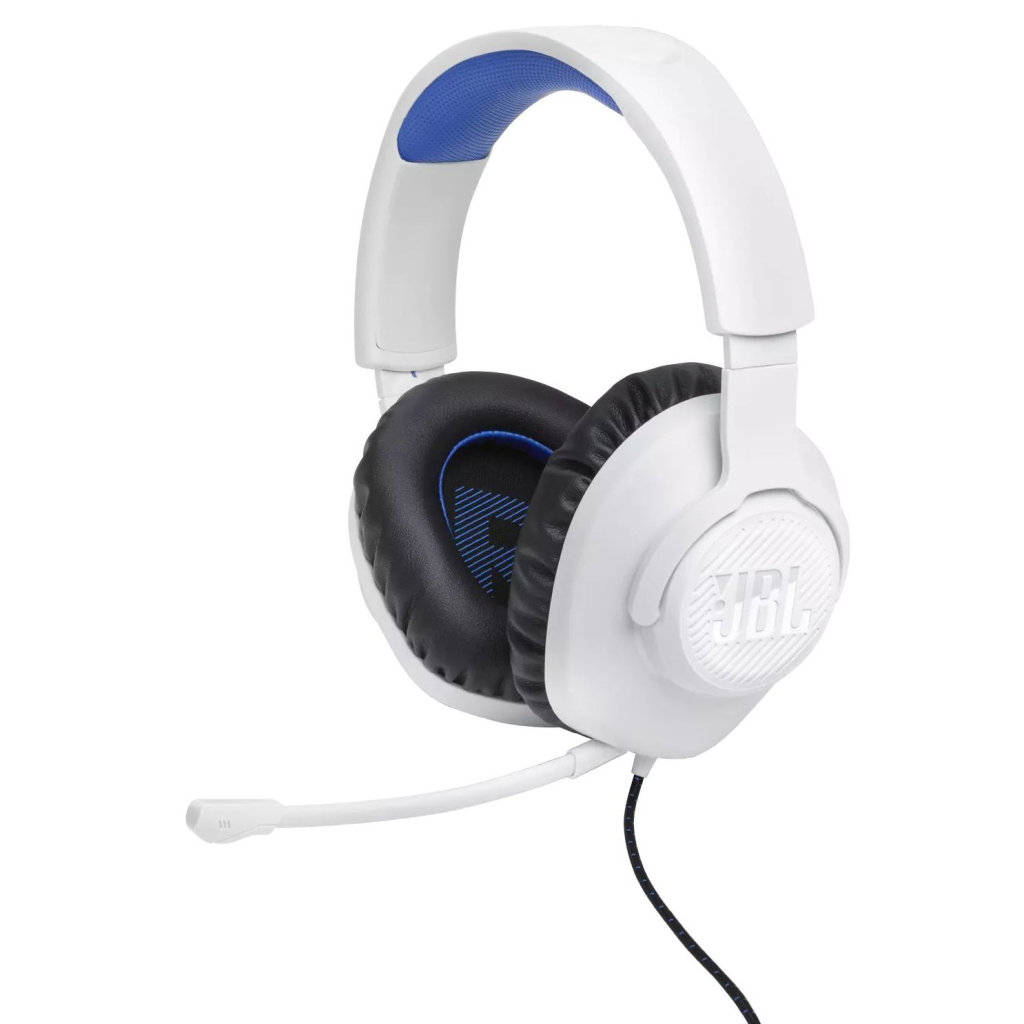 Навушники JBL Quantum 100P for PS White (JBLQ100PWHTBLU) - фото 8 Навушники JBL Quantum 100P for PS White (JBLQ100PWHTBLU) - фото 8