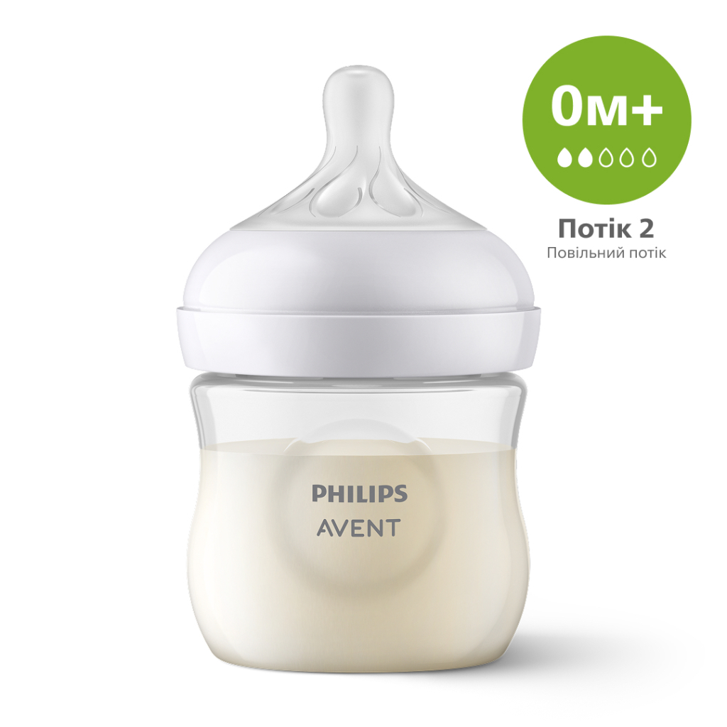 Пляшечка для годування Philips AVENT Natural Природний потік 125 мл (SCY900/01) - фото 1 Пляшечка для годування Philips AVENT Natural Природний потік 125 мл (SCY900/01) - фото 1