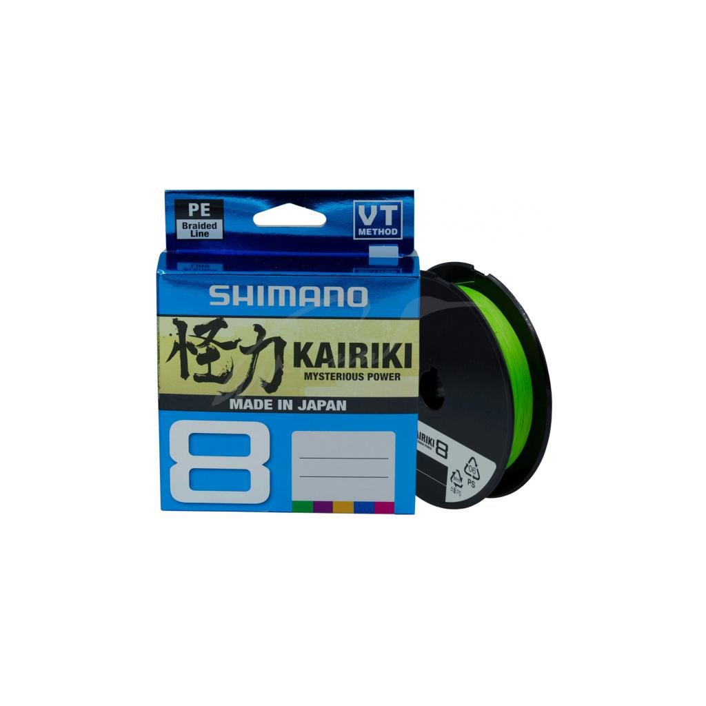 Шнур Shimano Kairiki 8 PE Mantis Green 150m 0.06mm 5.3kg (59WPLA58R00) - фото 1 Шнур Shimano Kairiki 8 PE Mantis Green 150m 0.06mm 5.3kg (59WPLA58R00) - фото 1