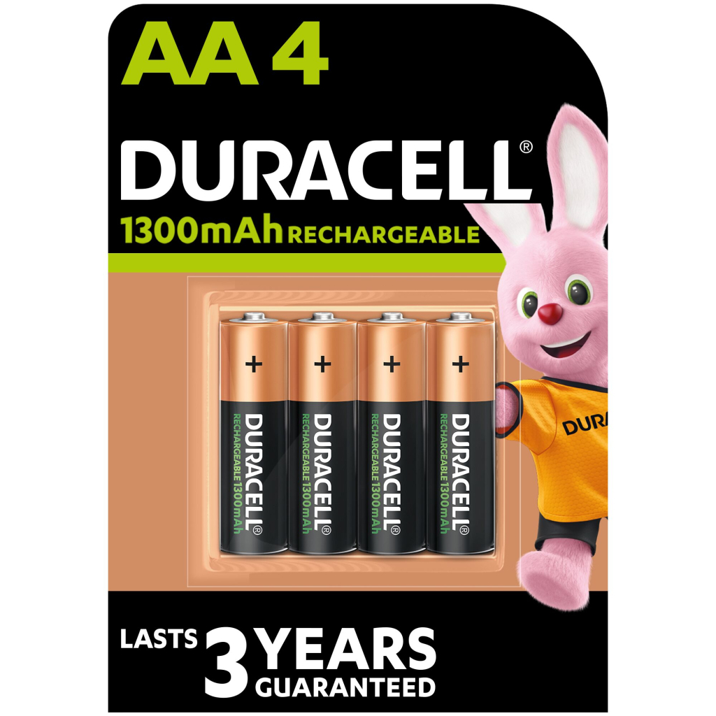 Акумулятор Duracell AA HR6 1300mAh * 4 (5007324) - фото 1 Акумулятор Duracell AA HR6 1300mAh * 4 (5007324) - фото 1