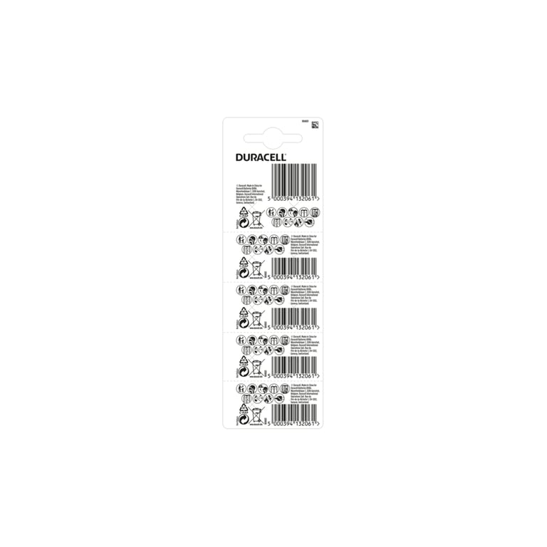Батарейка Duracell LR44 / V13GA / A76 (плакат 2*5) * 10 (5008184) - фото 2