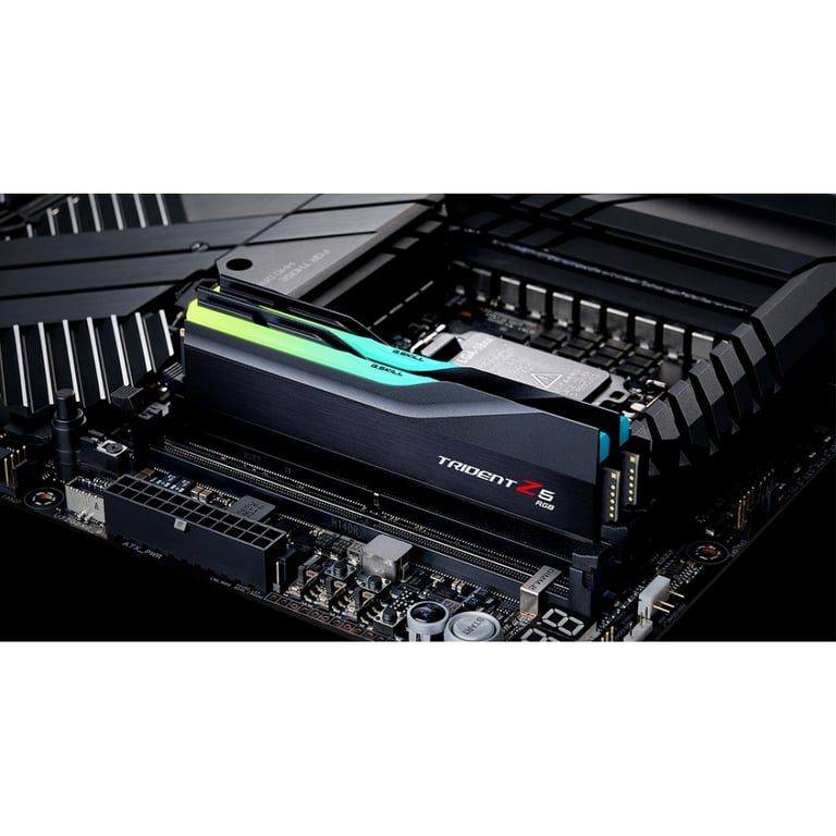 Модуль пам'яті для комп'ютера DDR5 32GB (2x16GB) 6400 Trident Z5 RGB Black G.Skill (F5-6400J3239G16GX2-TZ5RK) - фото 5