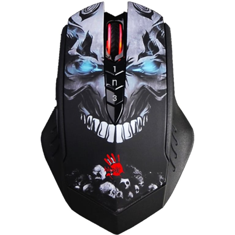 Мишка A4Tech Bloody R80 Plus Wireless Skull (Bloody R80 Plus Skull) - фото 1