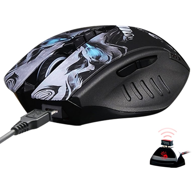 Мишка A4Tech Bloody R80 Plus Wireless Skull (Bloody R80 Plus Skull) - фото 3