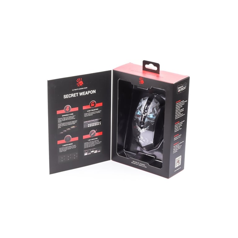 Мишка A4Tech Bloody R80 Plus Wireless Skull (Bloody R80 Plus Skull) - фото 7