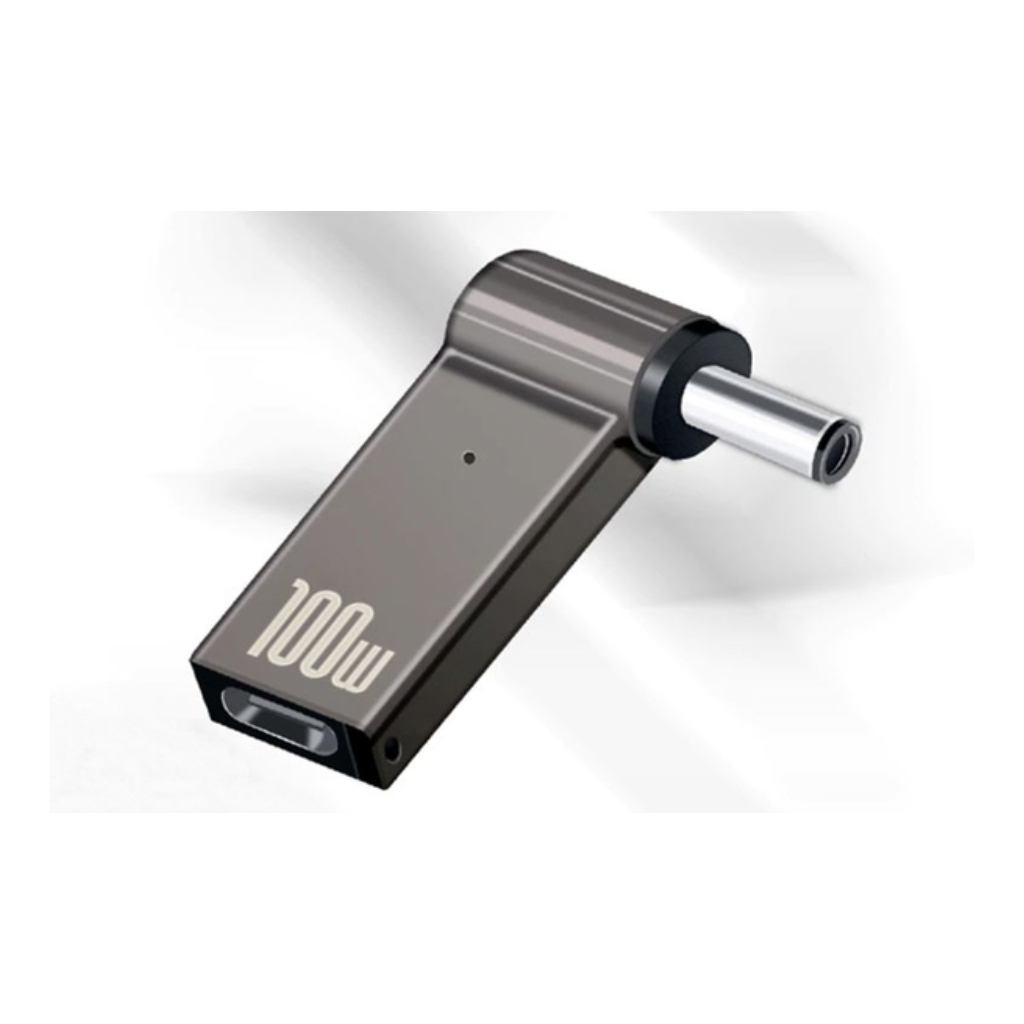 Адаптер PD 100W USB Type-C Female to DC Male Jack 4.5x3.0 mm HP ST-Lab (PD100W-4.5x3.0mm-HP) - фото 1