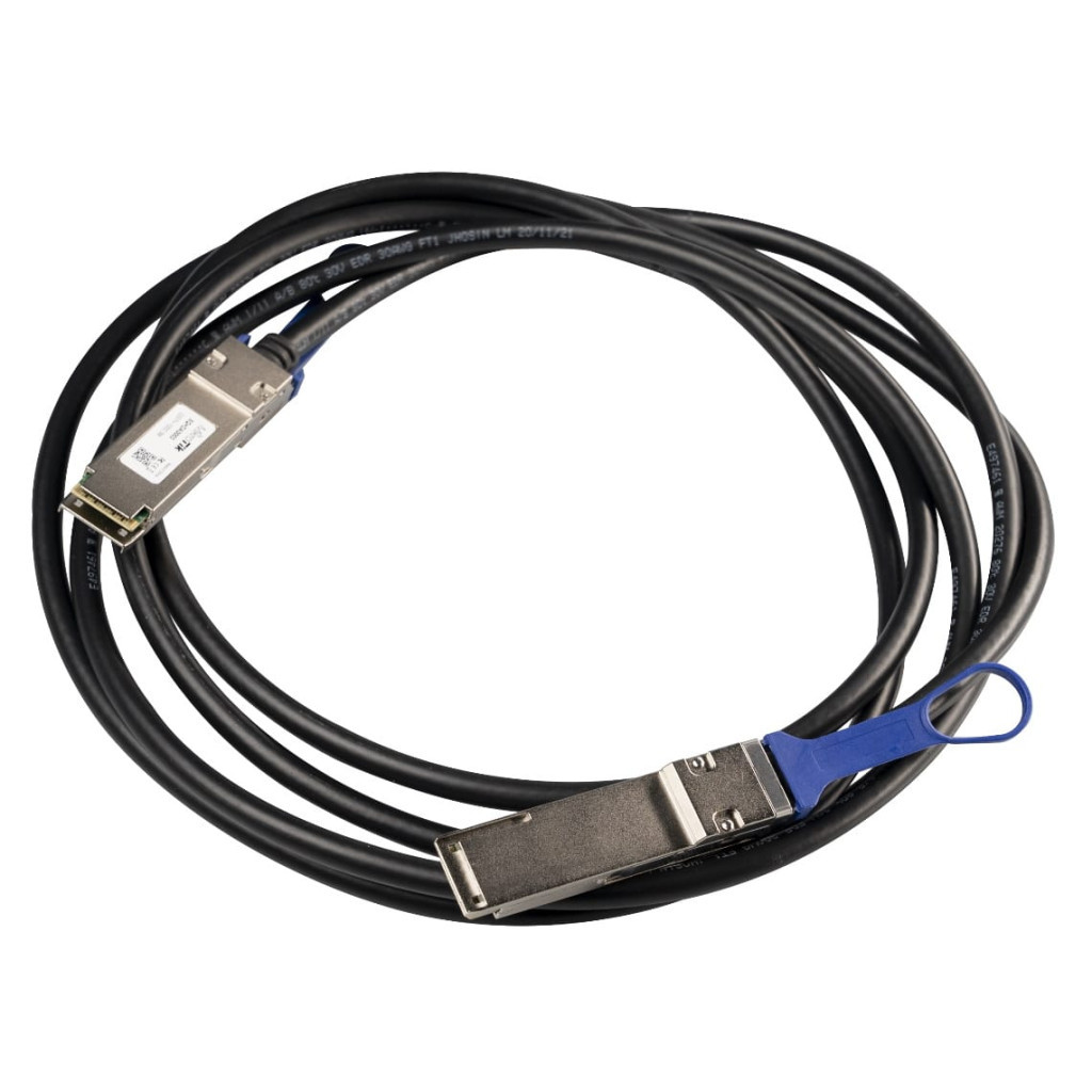 Оптичний патчкорд QSFP28 3m direct attach cable Mikrotik (XQ+DA0003) - головне фото