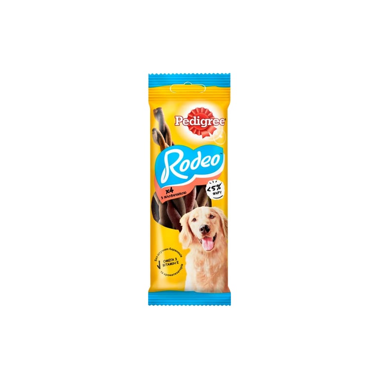 Ласощі для собак Pedigree Rodeo для чищення зубів 70 г (4008429090110) - фото 1