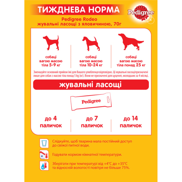 Ласощі для собак Pedigree Rodeo для чищення зубів 70 г (4008429090110) - фото 6