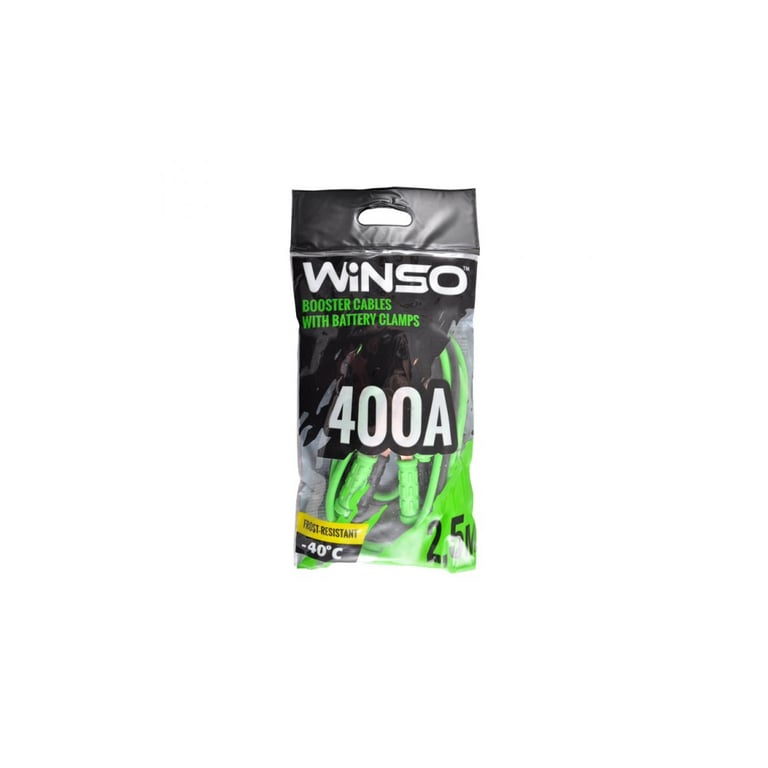 Дроти для запуску для автомобіля WINSO 400А, 2,5м (138410) - фото 2