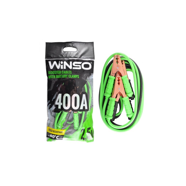 Дроти для запуску для автомобіля WINSO 400А, 2,5м (138410) - фото 3