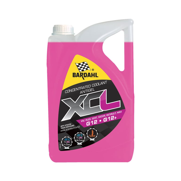 Антифриз BARDAHL G12+ RED ANTIFREEZE – ANTIGEL ROUGE червоний 5л (7113R)