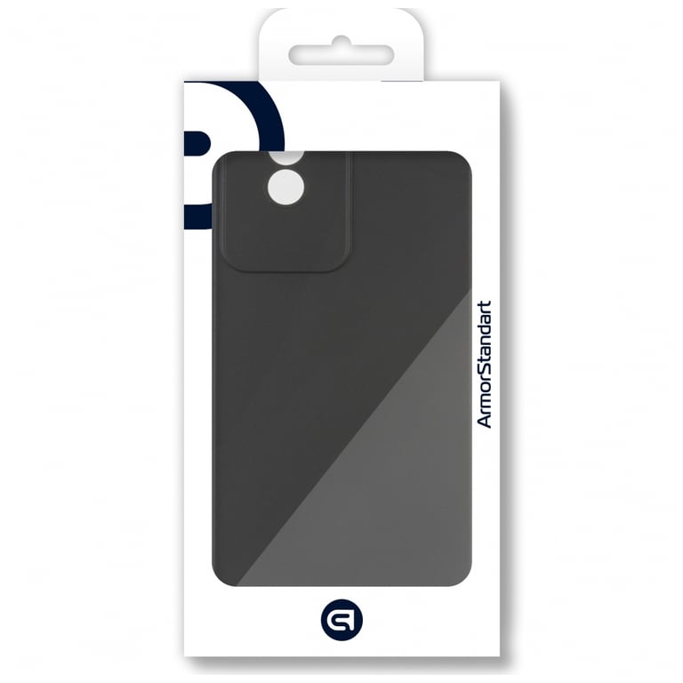 Чохол до мобільного телефона Armorstandart Matte Slim Fit Vivo Y02 Camera cover Black (ARM67060) - фото 2