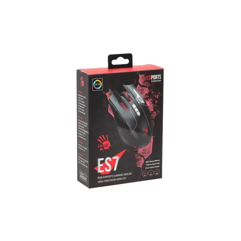 Мишка A4Tech Bloody ES7 Esports Black - фото 7