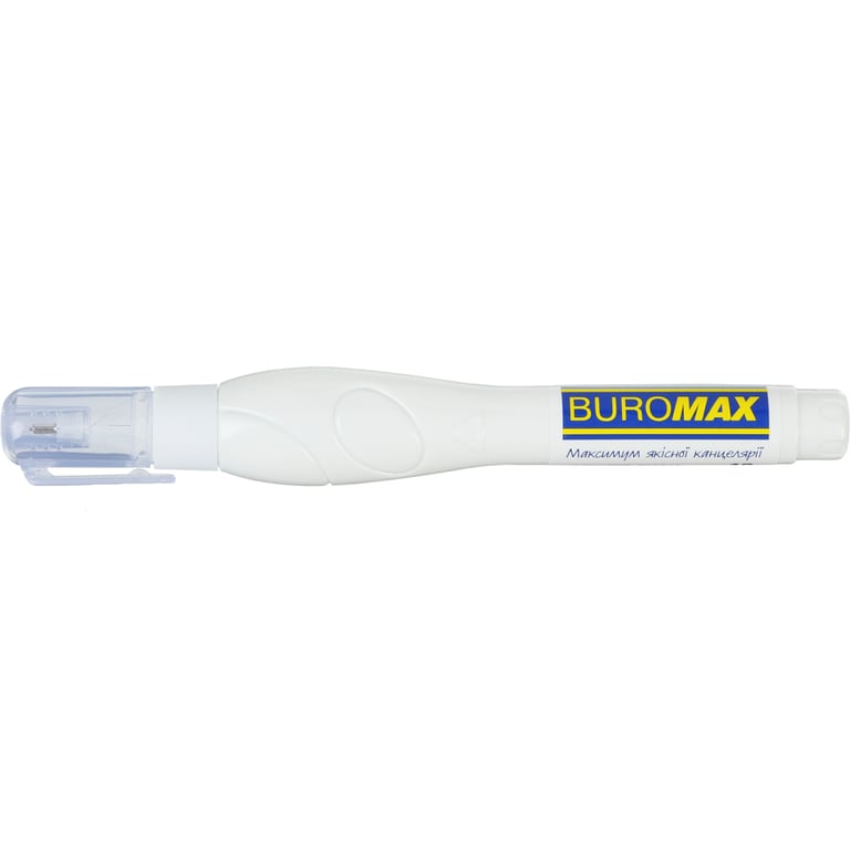 Коректор Buromax ручка 10 мл, спиртова основа, металевий наконечник (BM.1036) - фото 2