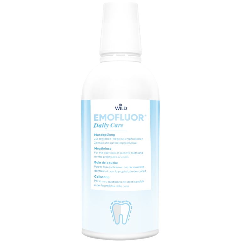 Ополіскувач для порожнини рота Dr. Wild Emofluor Daily Care 500 мл (7611841702423) - фото 1