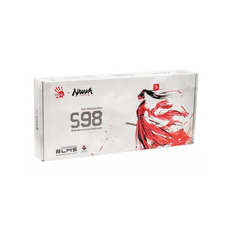 Клавіатура A4Tech Bloody S98 RGB Red Switch USB Naraka (4711421000383) - фото 4