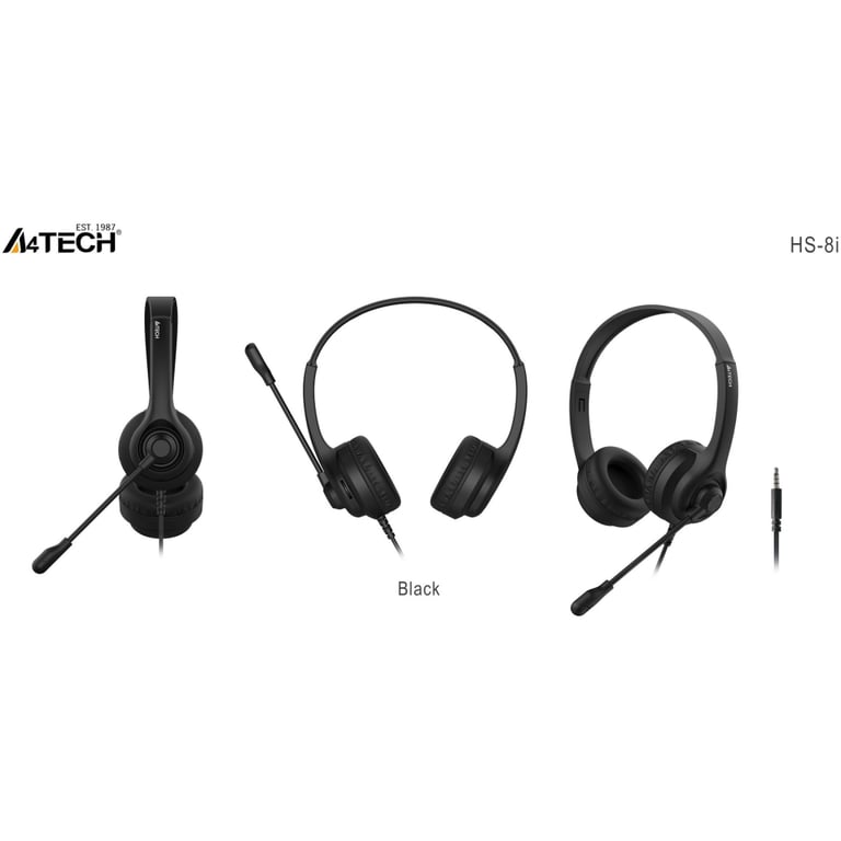 Навушники A4Tech HS-8i Black (4711421982573) - фото 4