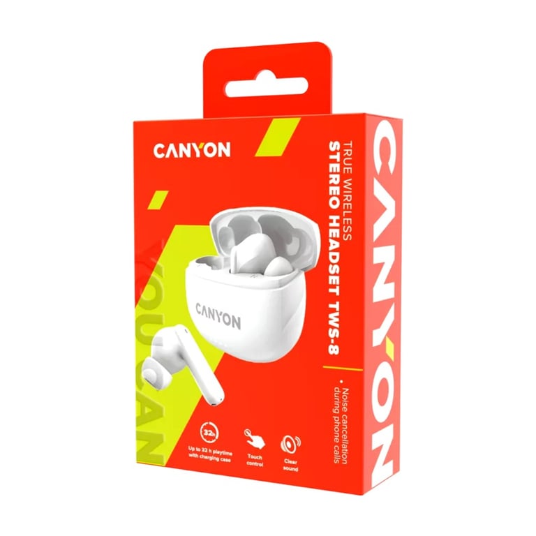 Навушники Canyon TWS-8 White (CNS-TWS8W) - фото 5