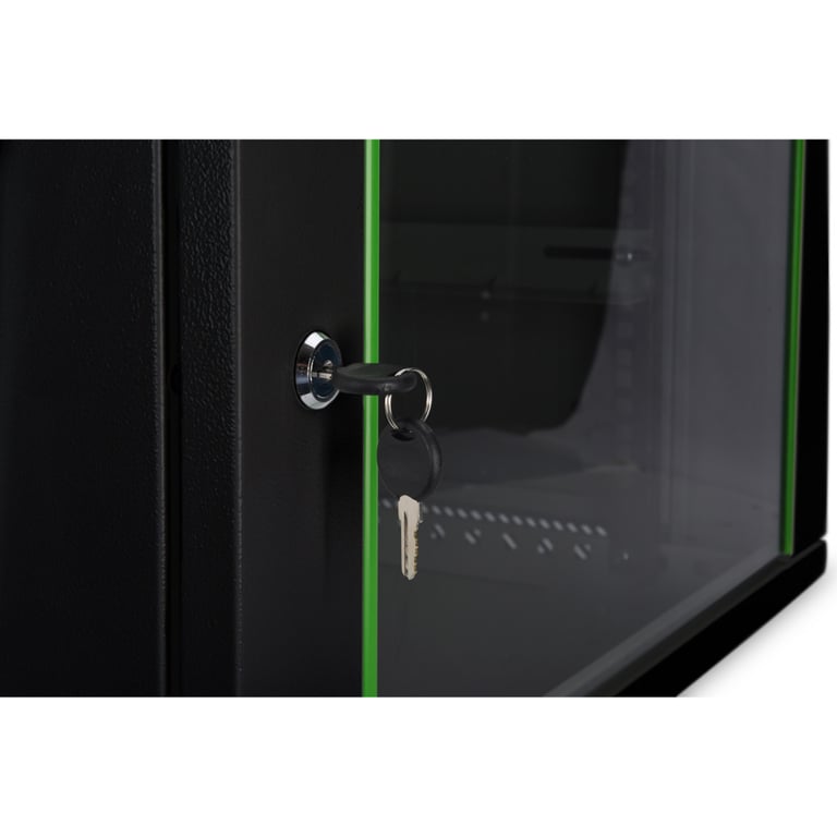 Шафа настінна Digitus Wall Mounting Dynamic Basic 19" 12U глибина 600, RAL 9005 (DN-1912-U-EC-SW) - фото 4