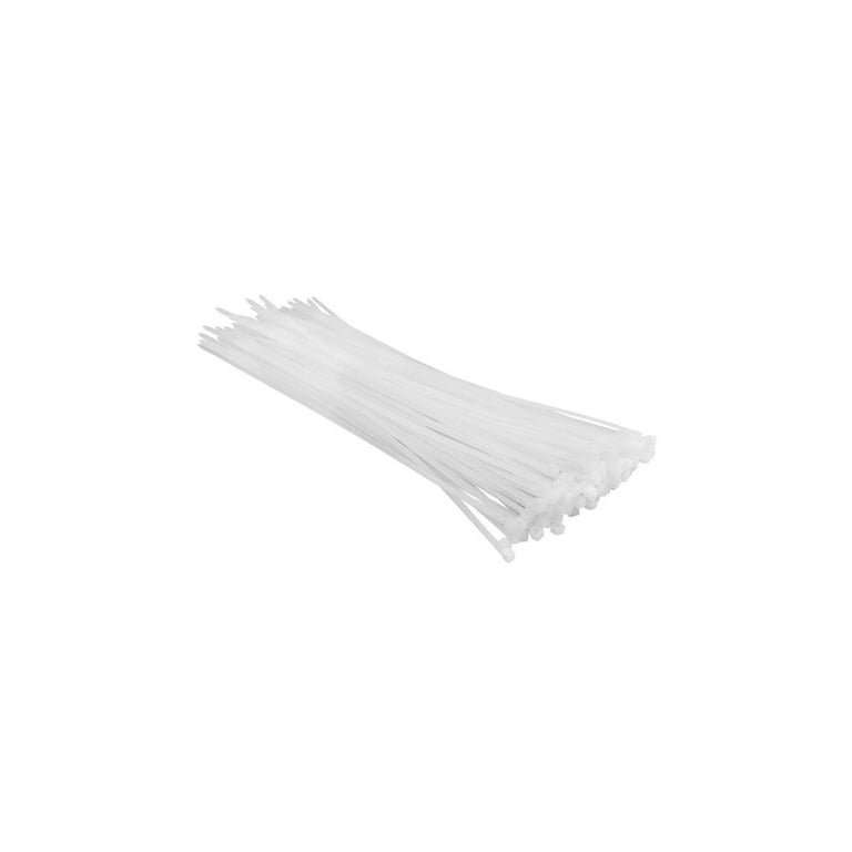 Стяжка Top Tools біла, 3.6×300 мм, пластик, 100 шт. (44E954)