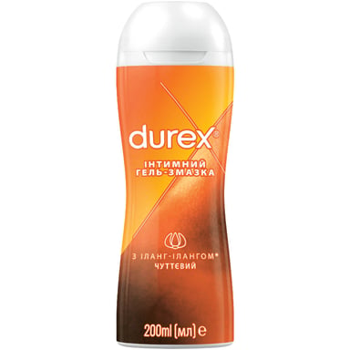 Інтимний гель-змазка Durex Play Sensual з іланг-ілангом (лубрикант) 200 мл (4820108005303) - фото 1