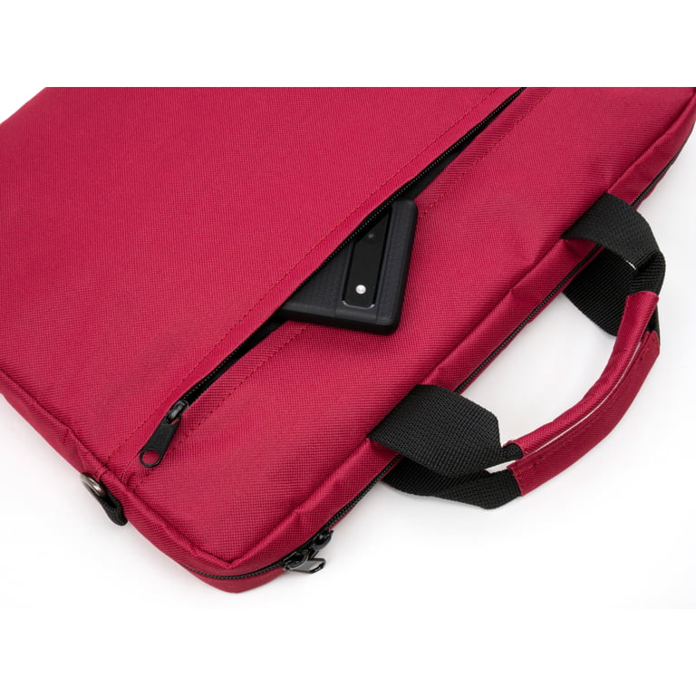 Сумка для ноутбука Vinga 15.6" NB1502 Burgundy, white print (NB1502UWBY) - фото 6