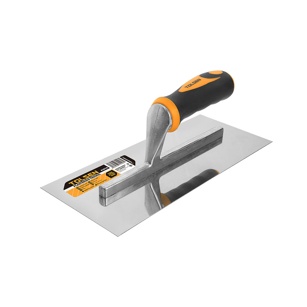 Затирка Tolsen нержавійка 280х120 мм Ерго ручка (41016) Затирка Tolsen нержавійка 280х120 мм Ерго ручка (41016)