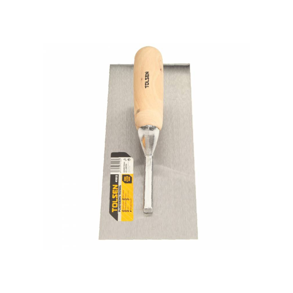 Затирка Tolsen сталева 280х120 мм дерев'яна ручка (41012) - фото 3 Затирка Tolsen сталева 280х120 мм дерев'яна ручка (41012) - фото 3