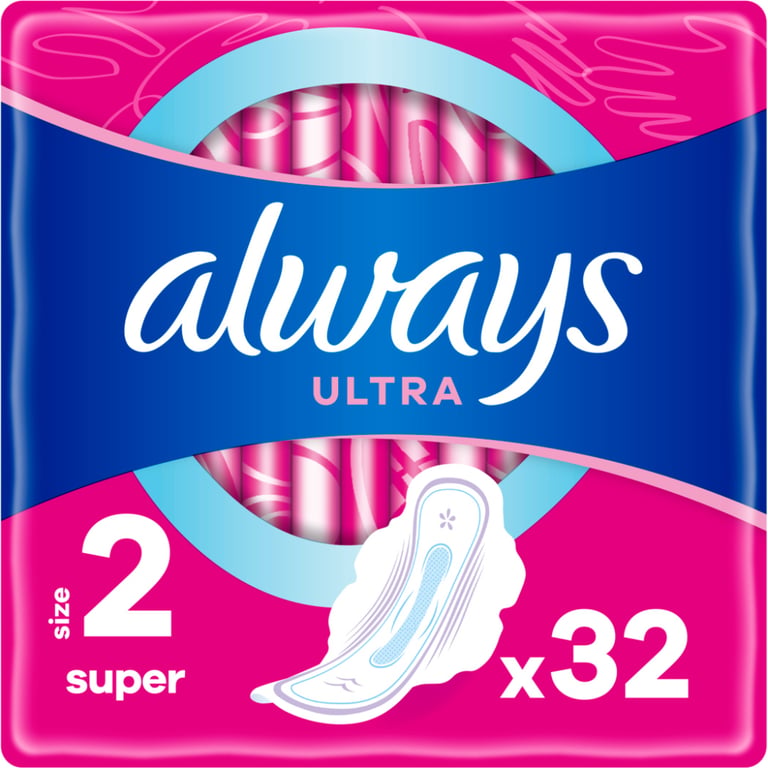 Гігієнічні прокладки Always Ultra Super (Розмір 2) 32 шт. (8700216861199) - фото 1