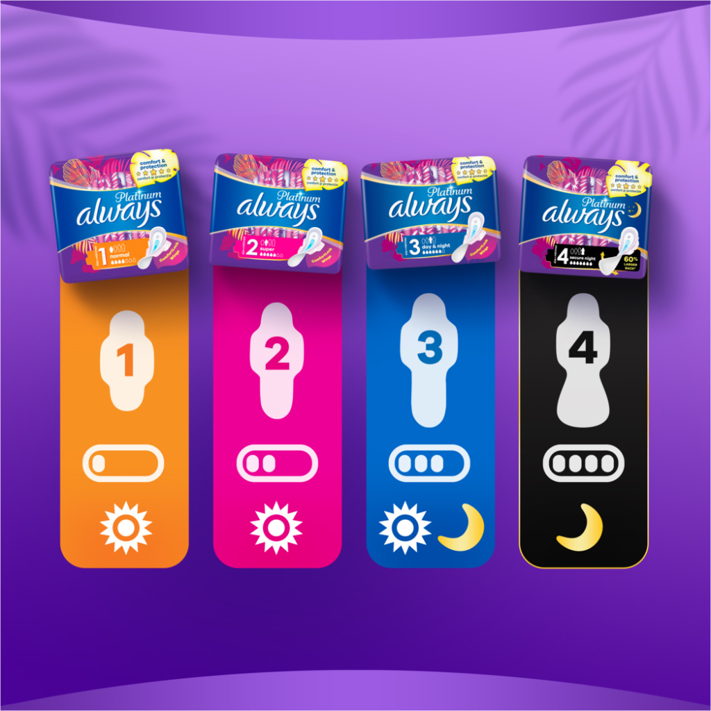 Гігієнічні прокладки Always Platinum Super (Розмір 2) 14 шт. (8001090444998) - фото 7 Гігієнічні прокладки Always Platinum Super (Розмір 2) 14 шт. (8001090444998) - фото 7