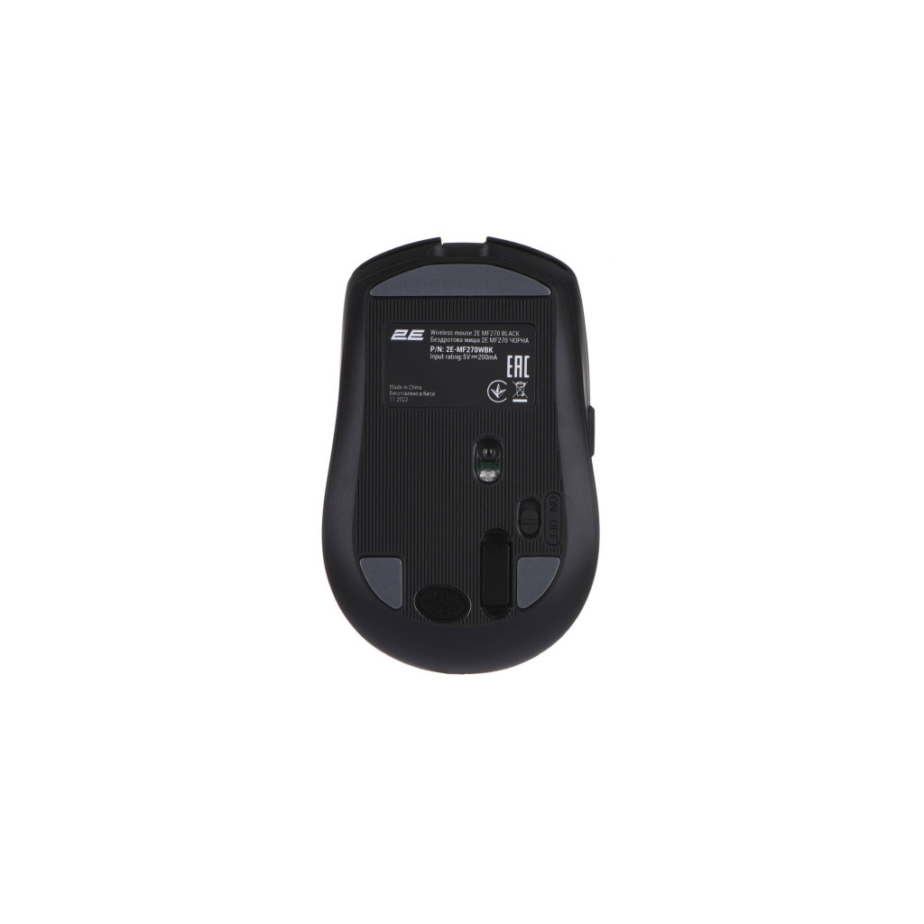 Мишка 2E MF270 Silent Rechargeable Wireless Black (2E-MF270WBK.) - фото 8 Мишка 2E MF270 Silent Rechargeable Wireless Black (2E-MF270WBK.) - фото 8